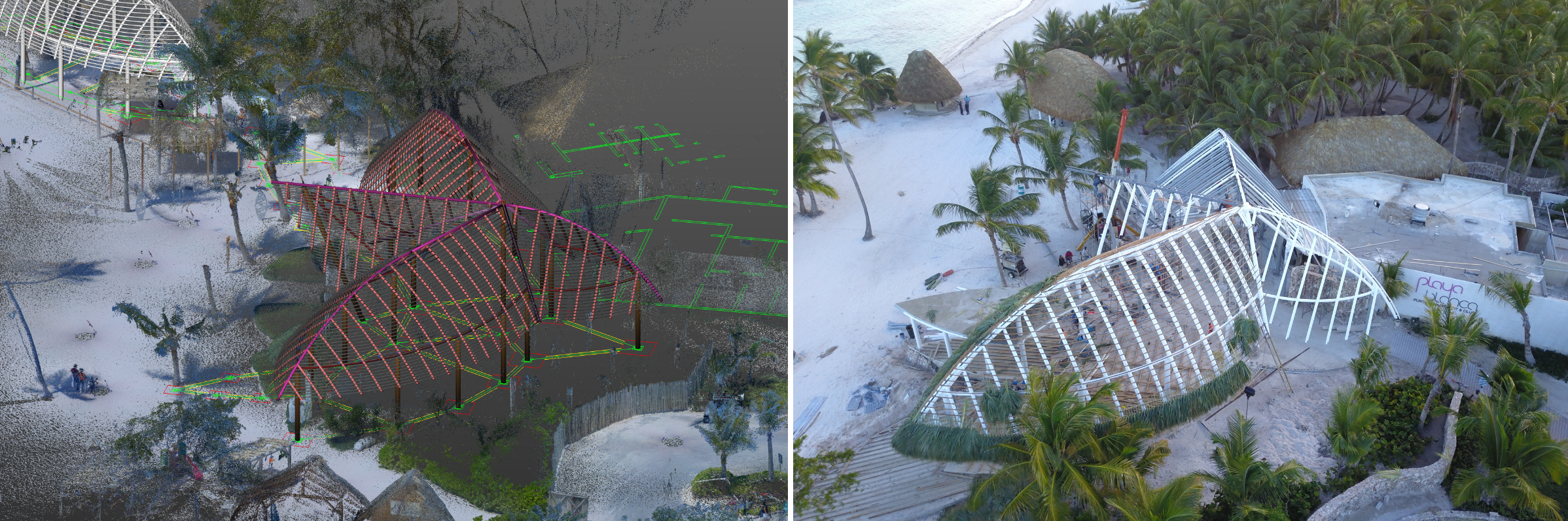 Comparación entre el Modelo del Proyecto Club de Playa 